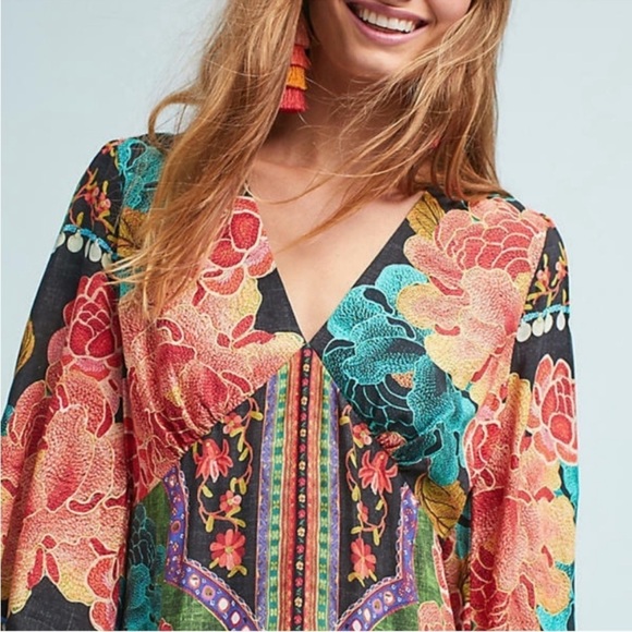 FARM RIO x ANTHROPOLOGIE Rosario Maxi Dress - Picture 4 of 14